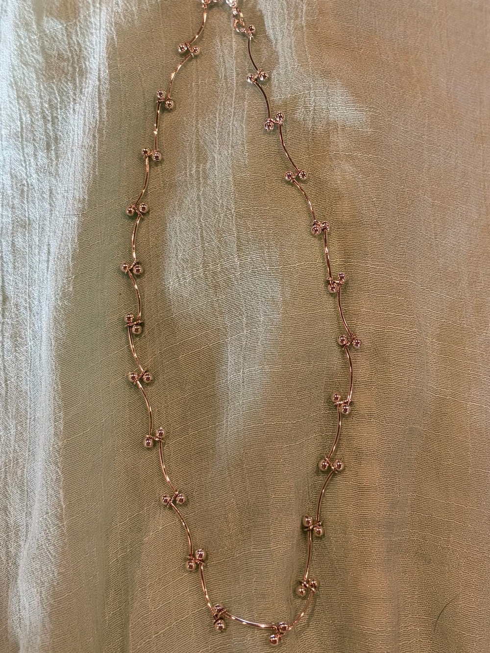 Nine West silver tone necklace nwt